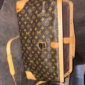 Louis Vuitton Brown Yellow Monogram Doctor Bag